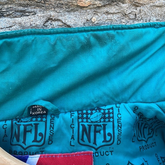 VINTAGE 1994 Miami Dolphins NFL Pro Player by Daniel Young Men's Jacket - Size L - Picture 9 of 15